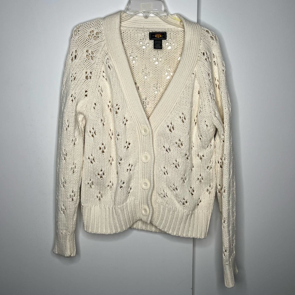 Route 66 Button Front Knit Vintage Long Sleeve Cardigan XL